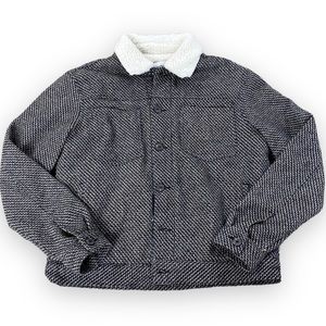 Rhythm Sherpa Lined Knit Trucker Jacket